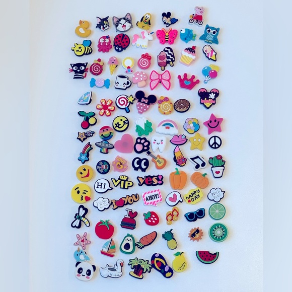 Other - Fun assortment of 91 Charms for Crocs or Croc-like sandals